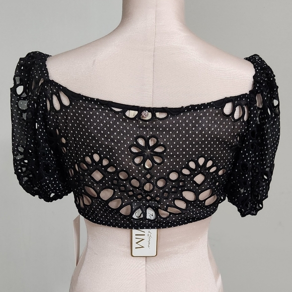 New!For Love and Lemons Swim Cover Top - Picture 7 of 11
